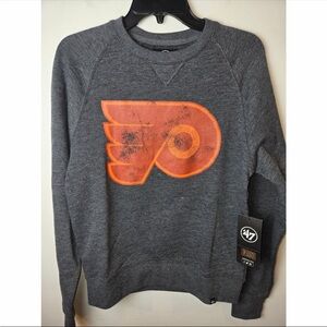 '47 Philadelphia Flyers Mens Black Imprint Match Long Sleeve Sweatshirt Small